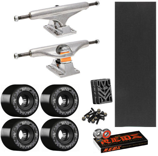 Cruiser/Pool Deck Skate Pack - Independent Trucks, Powell Wheels, Bones Reds Bearings, MOB Grip, Risers, Hardware or