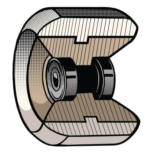 OJ Chris Russell Goblet Double Duro Skateboard Wheels 56MM 101A/95A