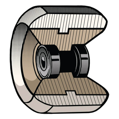 OJ Chris Russell Goblet Double Duro Skateboard Wheels 56MM 101A/95A