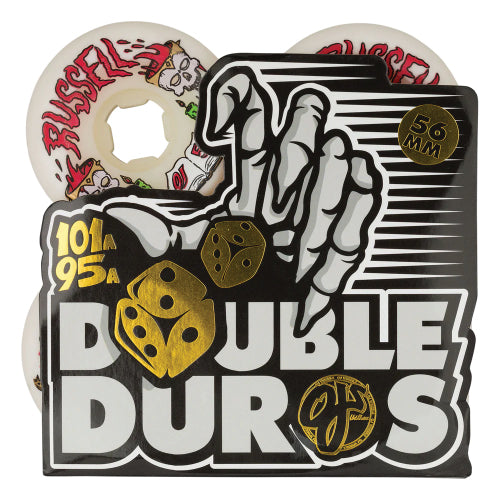 OJ Chris Russell Goblet Double Duro Skateboard Wheels 56MM