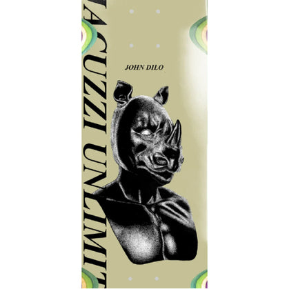 Jacuzzi EX7 Dilo Safe Word Skateboard Deck 8.5" graphic