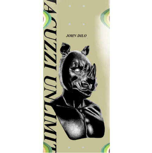 Jacuzzi EX7 Dilo Safe Word Skateboard Deck 8.5" graphic