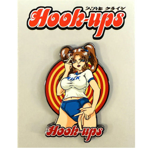 Hook-Ups Sakura Enamel Pin front