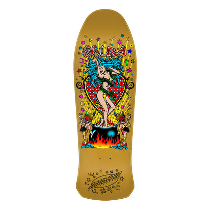Santa Cruz Salba Witch Doctor Shaped Skateboard Deck 10.4"