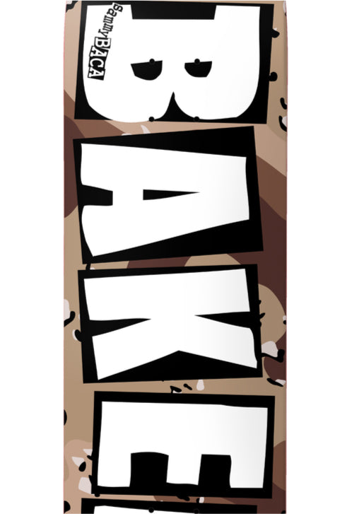 Baker Baca Brand Logo Desert Storm Skateboard Deck 8.475" graphic