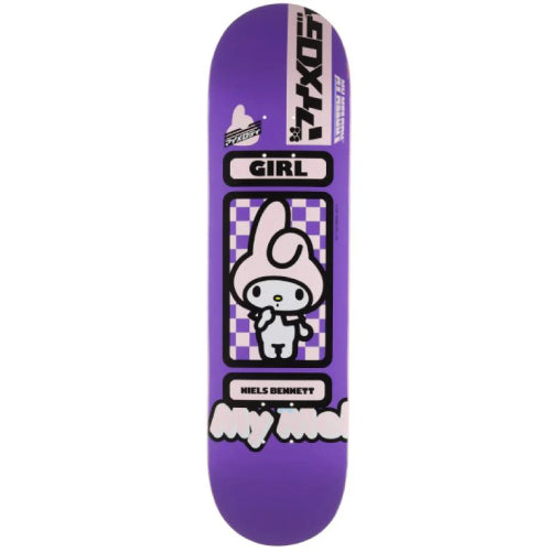 Girl Niels Bennett Pro Sanrio Tokyo Speed Skateboard Deck 8.125"