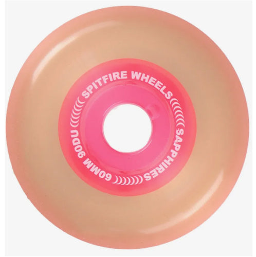 Spitfire Sapphires Conical Full Wheels Pink 60MM 90D