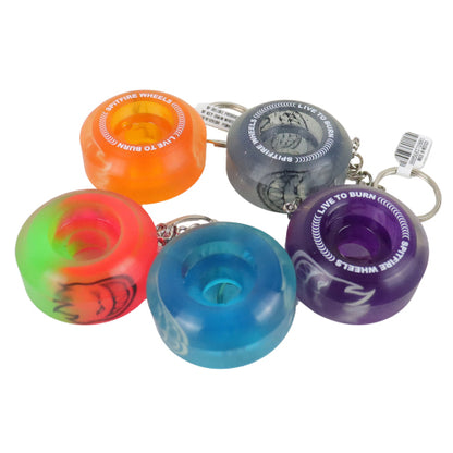 Spitfire Wheel Keychain - Sapphire Assorted