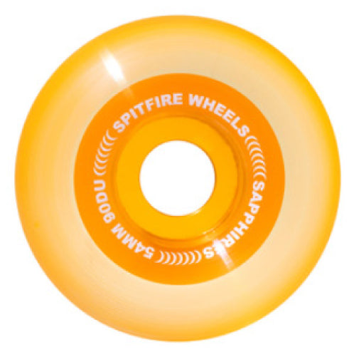 Spitfire Sapphires Radial Wheels Orange 54MM 90D