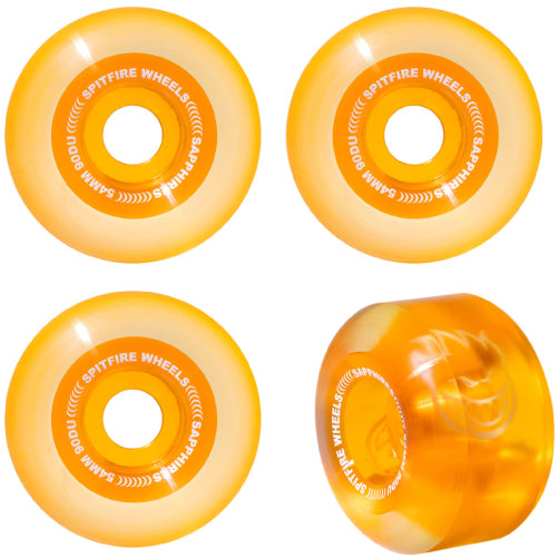 Spitfire Sapphires Radial Wheels Orange 54MM 90D