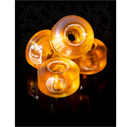 Spitfire Sapphires Radial Wheels Orange 54MM 90D