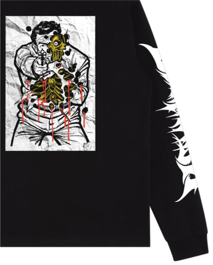 Deathwish Saturday Night Special Long Sleeve - Black graphics