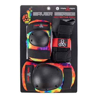 Triple Eight Saver Series 3-Pack Pad Set - Tie Dye