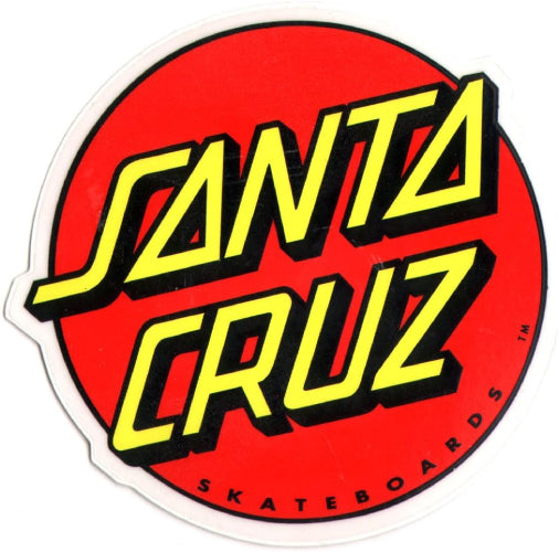 Santa Cruz Classic Round Sticker 11"