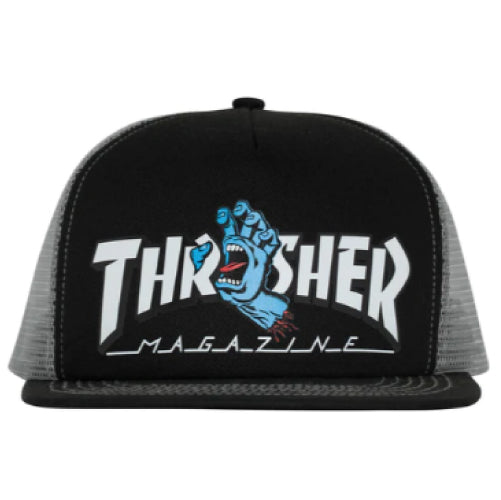 Santa Cruz  X Thrasher Screaming Hand Trucker Hat