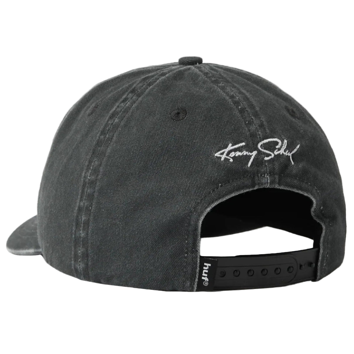 HUF Kenny Scharf Television Snapback Hat - Washed Black back