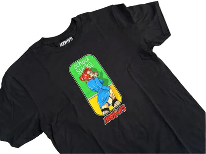 Hook-Ups School Sucks Tee - Black graphic