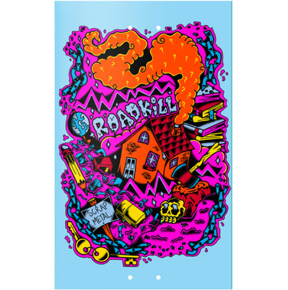 Heroin Questions Scrap Metal Skateboard Deck 10" graphic