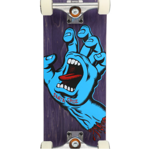 Santa Cruz Screaming Hand Premium Complete Skateboard 8.375" close