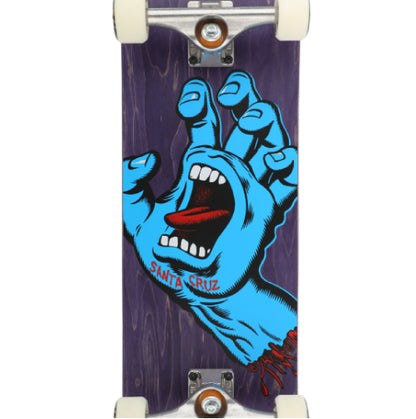 Santa Cruz Screaming Hand Premium Complete Skateboard 8.375" close