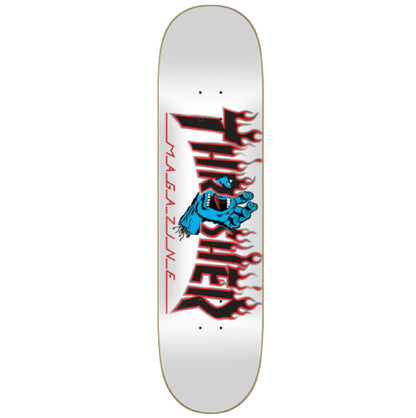 Santa Cruz X Thrasher Screaming Flame Logo Skateboard Deck 8.0"