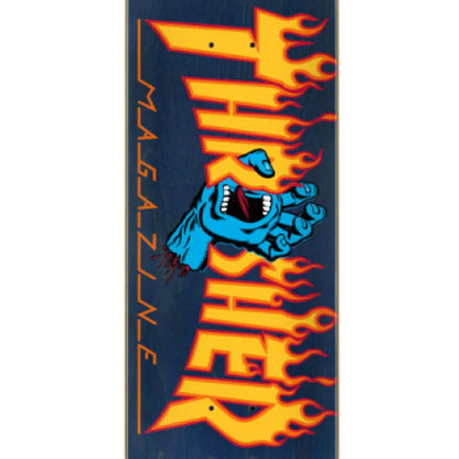 Santa Cruz X Thrasher Screaming Flame Logo Skateboard Deck 8.25"
