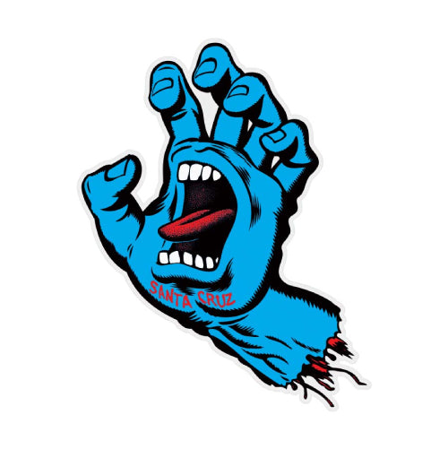 Santa Cruz Screaming Hand Sticker 10"