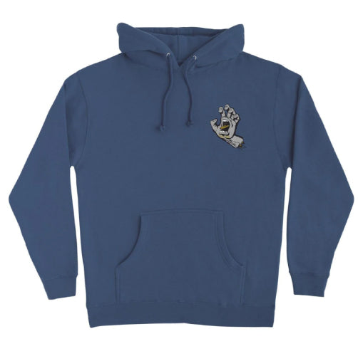 Santa Cruz Screaming Hand Logo Hoodie - Storm Blue/Grey/Gold