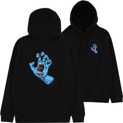 Santa Cruz Screaming Hand Heavyweight Logo Hoodie - Black