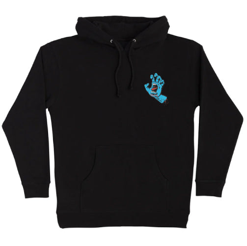 Santa Cruz Screaming Hand Heavyweight Logo Hoodie - Black