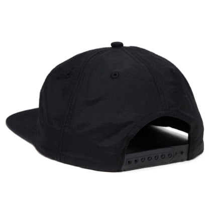 Heroin Script Snapback Hat - Black/Orange