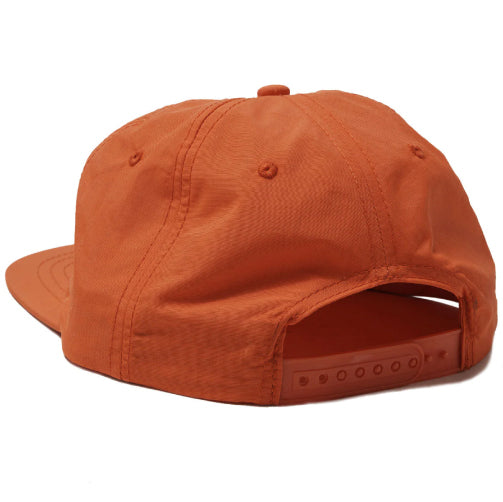 Heroin Script Snapback Hat - Safety Orange