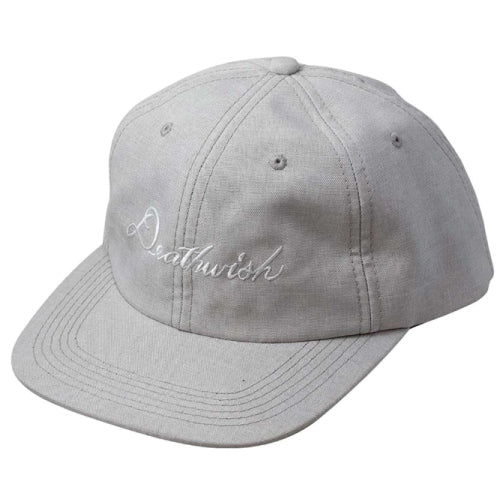 Deathwish Script Snapback Hat - Grey
