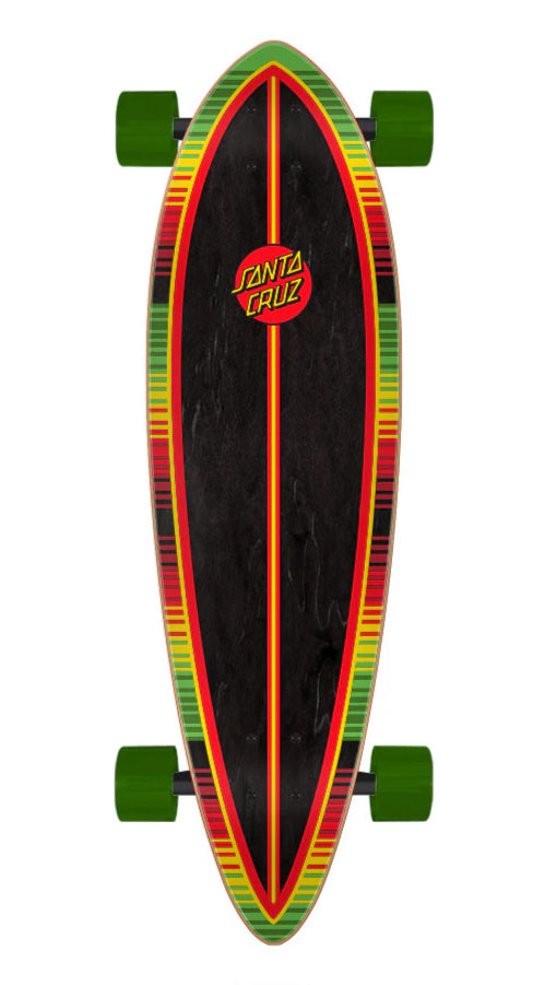 Santa Cruz Serape Dot Pintail Cruiser Complete 33.0" top