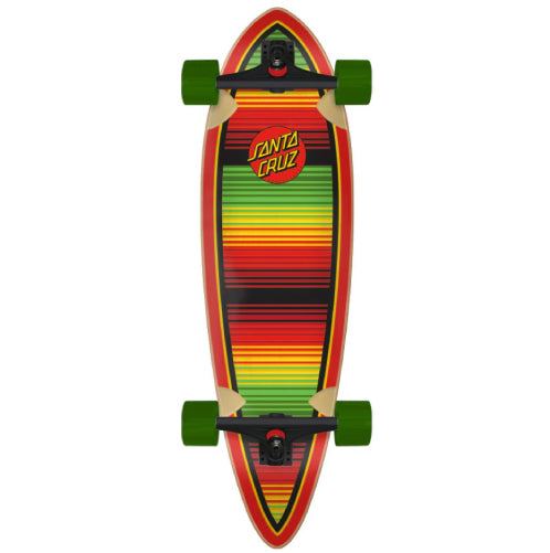 Santa Cruz Serape Dot Pintail Cruiser Complete 33.0" full