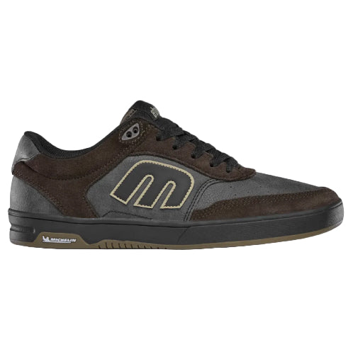 Etnies Serin Michelin Skate Shoe - Brown/Black outside