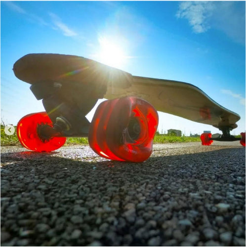 Shark Wheel DNA Wheels Transparent Red 72MM 78A