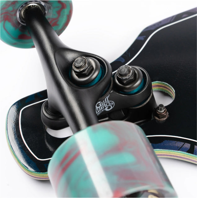 Sector 9 Fractal Shave Ice Sidewinder Longboard Complete 36" rear gullwing sidewinder truck