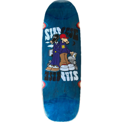New Deal Siamese Skateboard Deck 9.62"