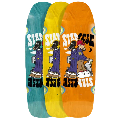 New Deal Siamese Skateboard Deck 9.62"