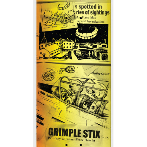 Antihero Hewitt Grimple Stix Sightings Skateboard Deck 8.38"