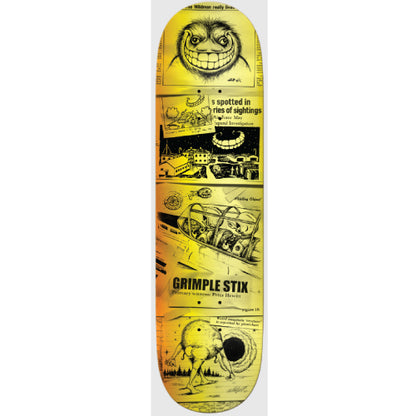 Antihero Hewitt Grimple Stix Sightings Skateboard Deck 8.38"