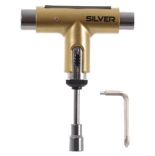 Silver Premium Skateboard Tool - Gold/Silver
