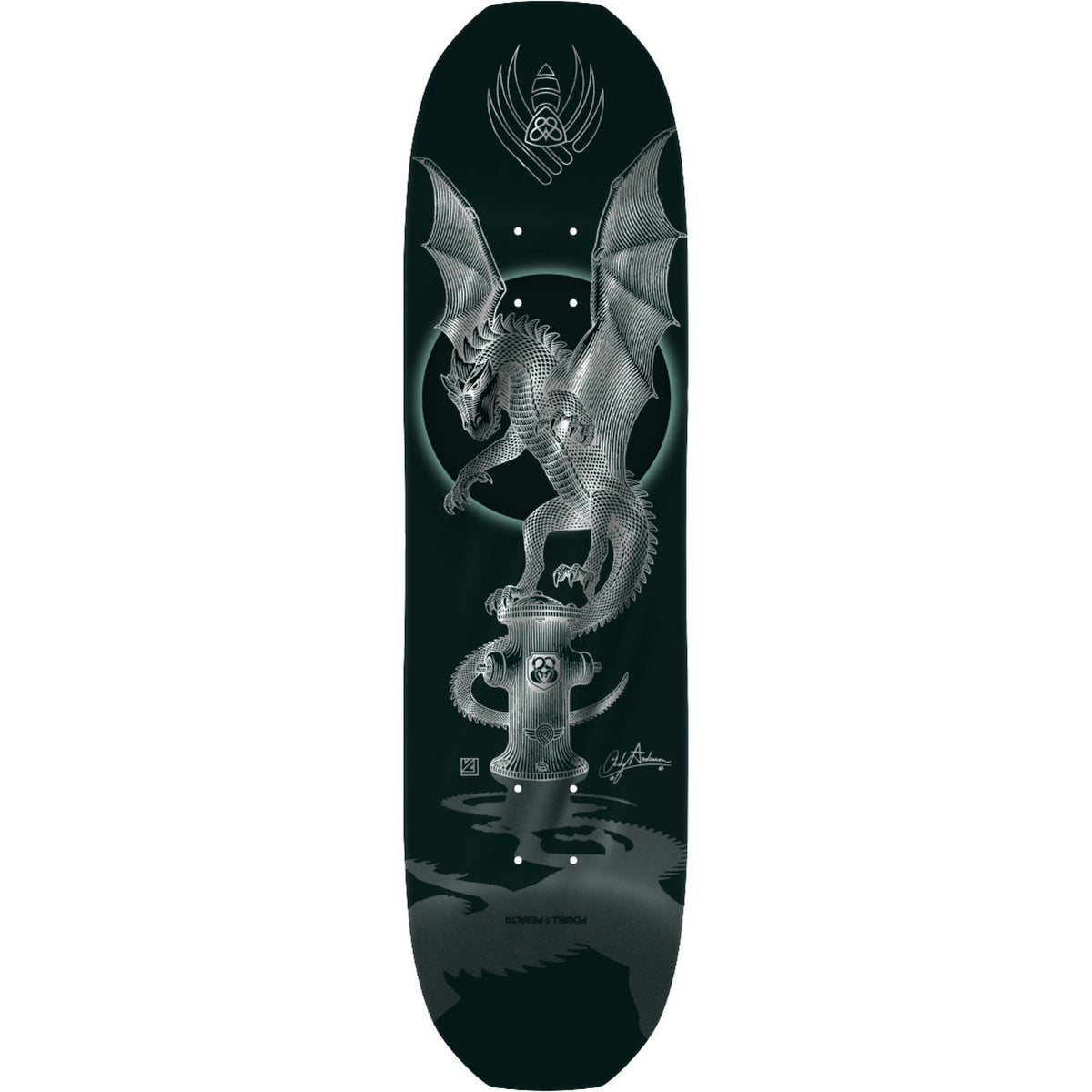 Powell Peralta Flight Anderson Hydrant 2 Skateboard Deck 8.4" full bottom