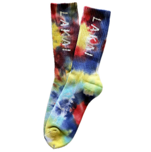 Lakai Simple Crew Socks Tie Dye Multi