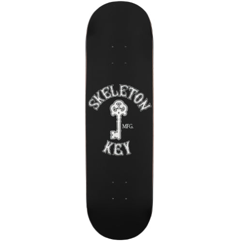 *BLEMISH* Skeleton Key Logo Skateboard Deck 8.0"