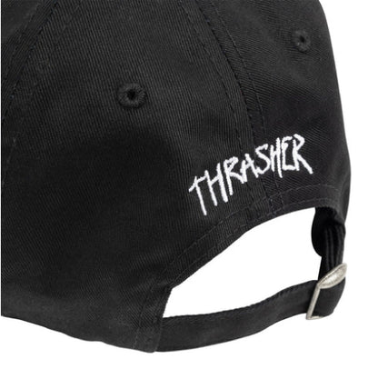 Thrasher Mike Gigliotti Old Timer Sketch Strapback Hat - Black