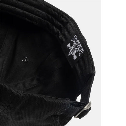 Thrasher Mike Gigliotti Old Timer Sketch Strapback Hat - Black