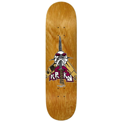 Krooked Team Skull & Sword Skateboard Deck 8.25" stock