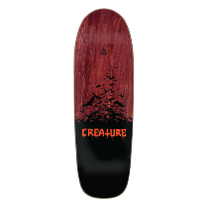 Creature Torres Skull Bat Skateboard Deck 9.55" top